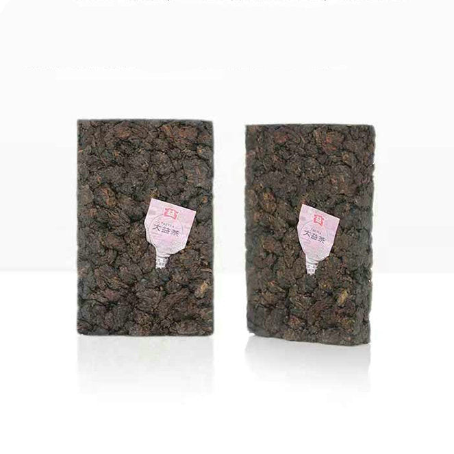 2021 DaYi "Lao Cha Tou" (Old Tea Head) Brick 250g Puerh Shou Cha Ripe Tea