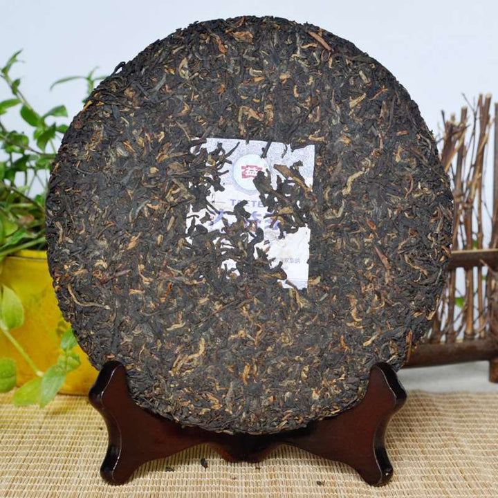 2015 DaYi "Pu Er Yuan" (Origin of Puerh) Cake 357g Puerh Shou Cha Ripe Tea