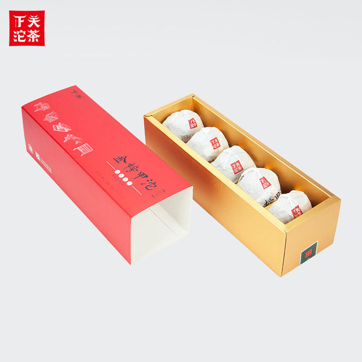2015 XiaGuan "Jin Bang Jia Tuo" (Golden List 1st Grade) 100g*5pcs Puerh Raw Tea Sheng Cha