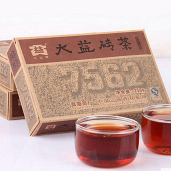 2006 DaYi "7562" Brick 250g Puerh Shou Cha Ripe Tea