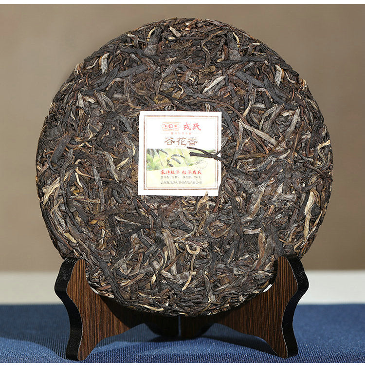 2015 MengKu RongShi "Gu Hua Xiang" (Autumn Flavor) Cake 200g Puerh Raw Tea Sheng Cha