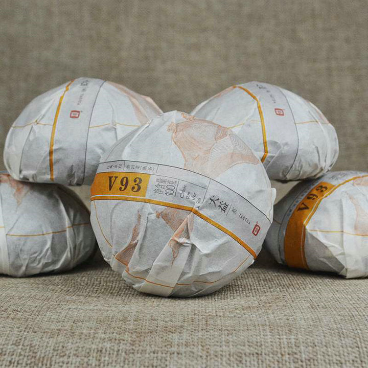 2016 DaYi "V93" Tuo 100g Puerh Shou Cha Ripe Tea