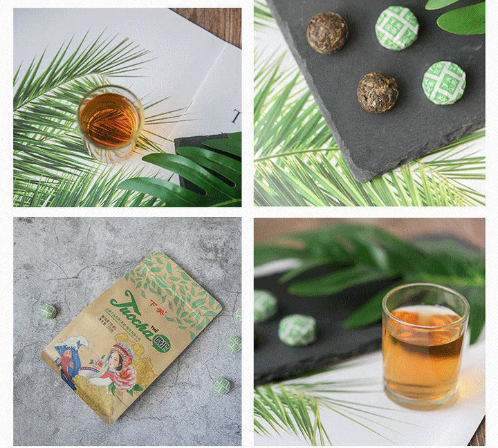 2021 XiaGuan "Wei Tuo" (Mini Tuo) 3g*66pcs/Bag=198g Puerh Raw Tea Sheng Cha