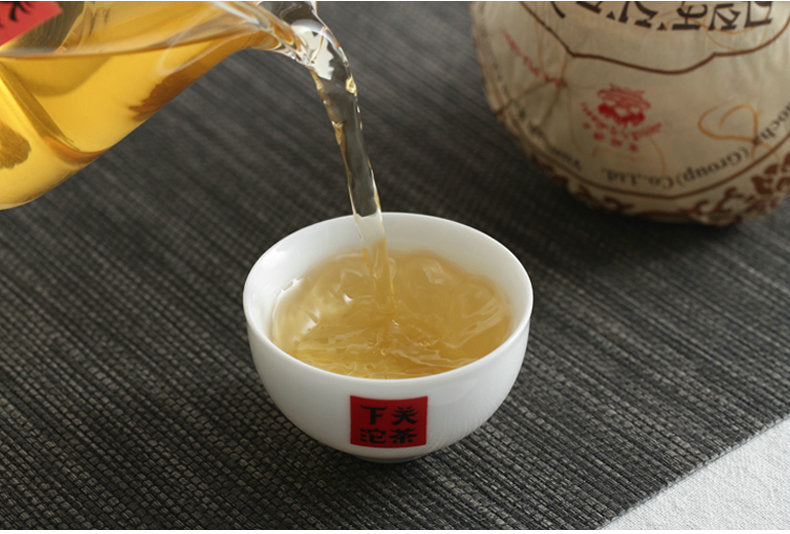 2021 XiaGuan "Dan Ba Ge Lie - Bu Lang Gu Shu" (Bulang Old Tree) Mushroom Tuo 250g Puerh Sheng Cha Raw Tea