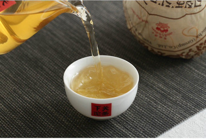 2021 XiaGuan "Dan Ba Ge Lie - Bu Lang Gu Shu" (Bulang Old Tree) Mushroom Tuo 250g Puerh Sheng Cha Raw Tea