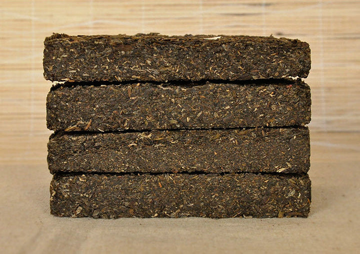 2015 XiaGuan "Lv Da Shu" (Big Green Tree) Brick 250g*4pcs Puerh Raw Tea Sheng Cha