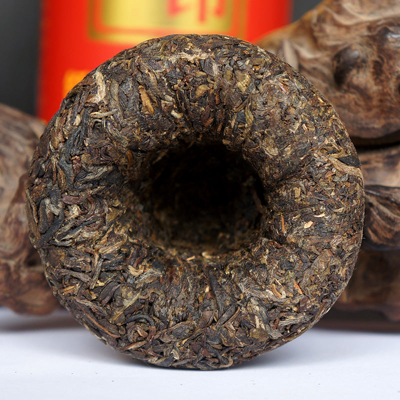 2014 XiaGuan "503 Hong Yin" (Red Mark) Tuo 100g*5pcs Puerh Sheng Cha Raw Tea
