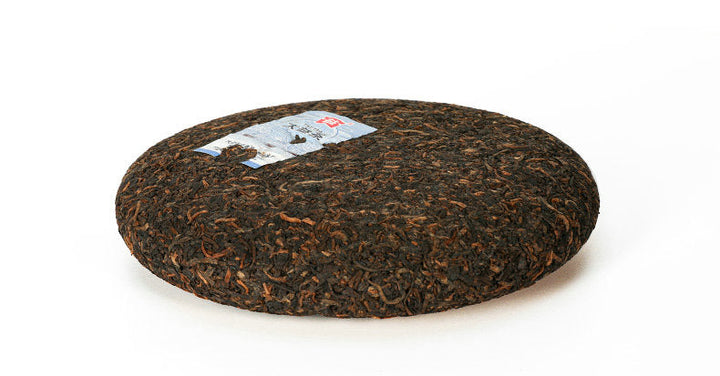 2022 DaYi "Xiao Long Zhu" (Small Dragon Pillar) Cake 357g Puerh Shou Cha Ripe Tea