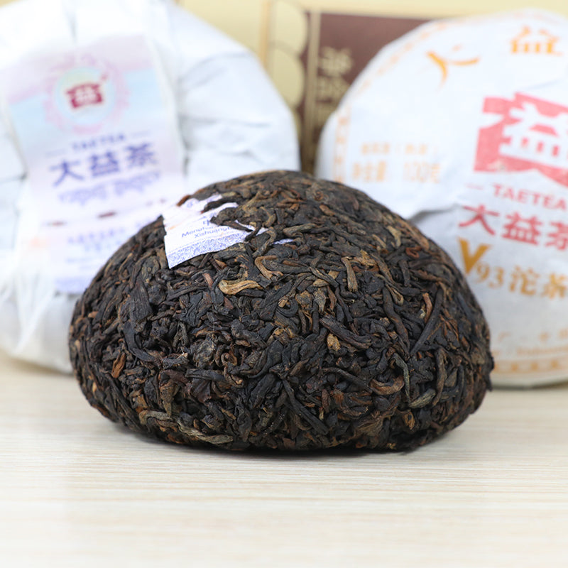 2018 DaYi "V93" Tuo 100g Puerh Shou Cha Ripe Tea