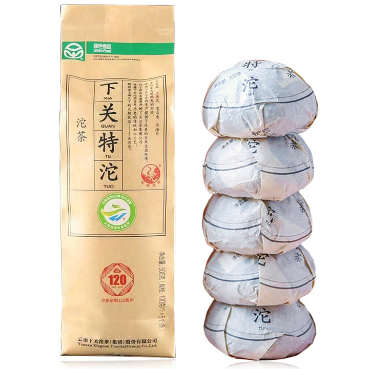 2022 XiaGuan "Te Tuo" (Special Tuo) 100g*5=500g Puerh Raw Tea Sheng Cha
