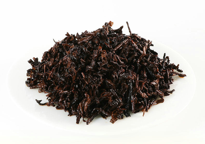 2022 DaYi "Xiao Long Zhu" (Small Dragon Pillar) Cake 357g Puerh Shou Cha Ripe Tea