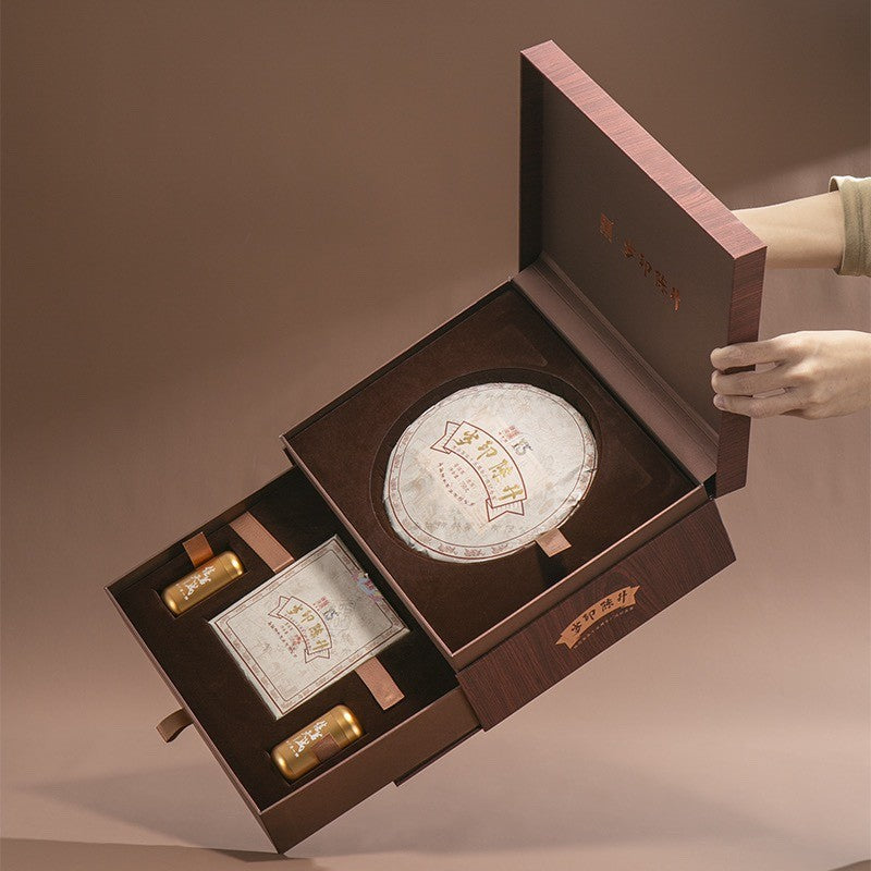 2022  ChenShengHao "Sui Yin Chen Sheng" (Year Mark - Chensheng) Cake 750g + Brick 750g Puerh Raw Tea Sheng Cha