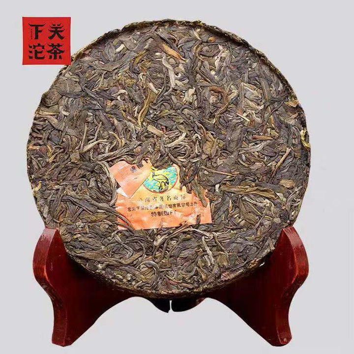 2014 XiaGuan "Cang Er Yuan Cha" (Cang'er Round Tea) Iron Cake 125g Puerh Sheng Cha Raw Tea