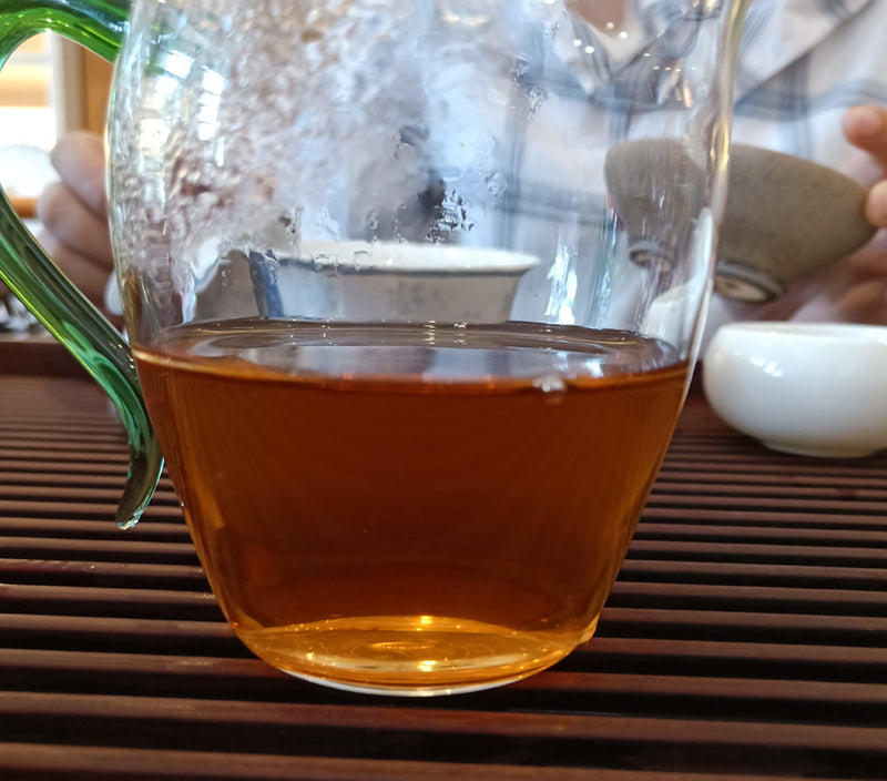 2000 LaoTongZhi "Yi Wu Shan Ye Sheng" (Yiwu Wild Leaf Cake) Cake 357g Puerh Sheng Cha Raw Tea