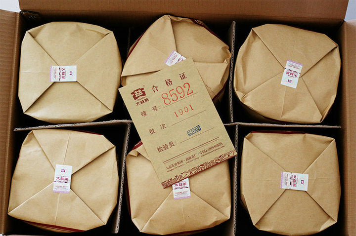 2019 DaYi "8592" Cake 357g Puerh Shou Cha Ripe Tea