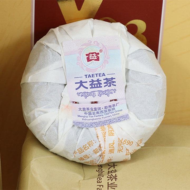 2018 DaYi "V93" Tuo 100g Puerh Shou Cha Ripe Tea