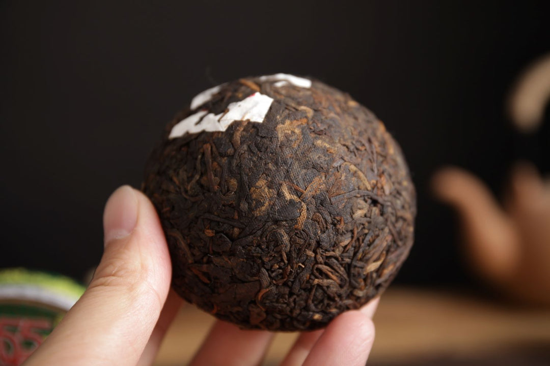 2019 XiaGuan "Xiao Fa Tuo" (Xiaofa 55's Sino-France Commemoration) 100g Puerh Ripe Tea Shou Cha