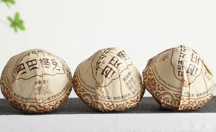 2021 XiaGuan "Dan Ba Ge Lie - Bu Lang Gu Shu" (Bulang Old Tree) Mushroom Tuo 250g Puerh Sheng Cha Raw Tea