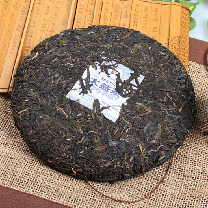 2019 DaYi "Chuan Xin" (Wordless Communication - Yiwu Big Tree) Cake 357g Puerh Sheng Cha Raw Tea