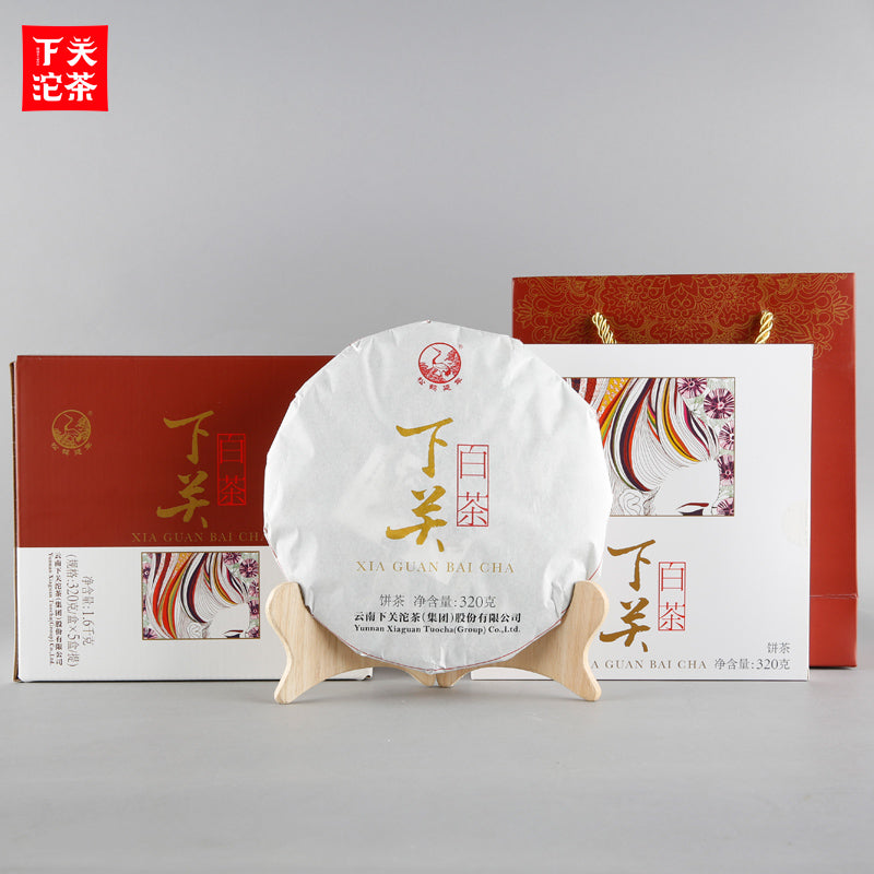 2018 XiaGuan "Bai Cha" (White Tea) Cake 320g Jinggu, Yunnan