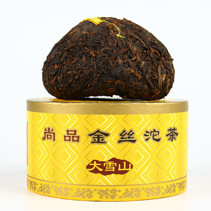 2018 XiaGuan "Shang Pin Jin Si Tuo" (Golden Ribon) 100g  Puerh Ripe Tea Shou Cha
