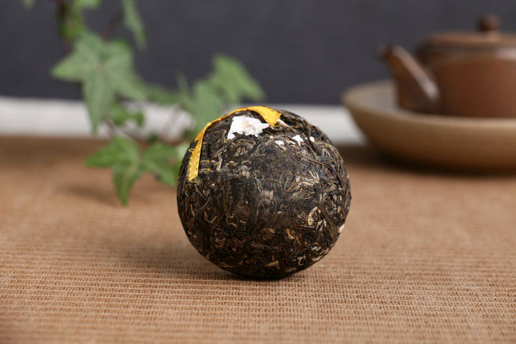 2014 XiaGuan "Jin Si" (Golden Ribbon) Tuo 100g Puerh Sheng Cha Raw Tea