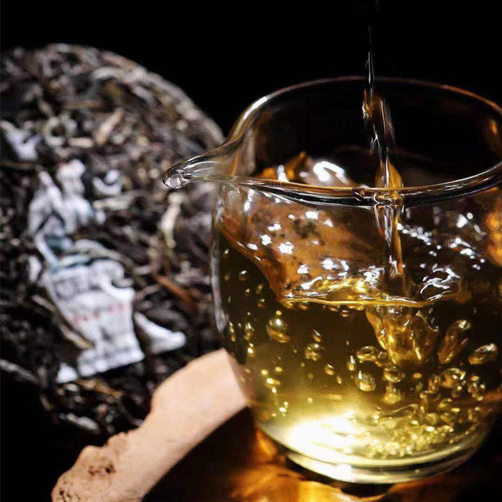 2021 MengKu RongShi "Tou Cai - Ji Shao Shu" (1st Picking - Rare Tree) Cake 100g / 357g /Cylinder 600g Puerh Raw Tea Sheng Cha