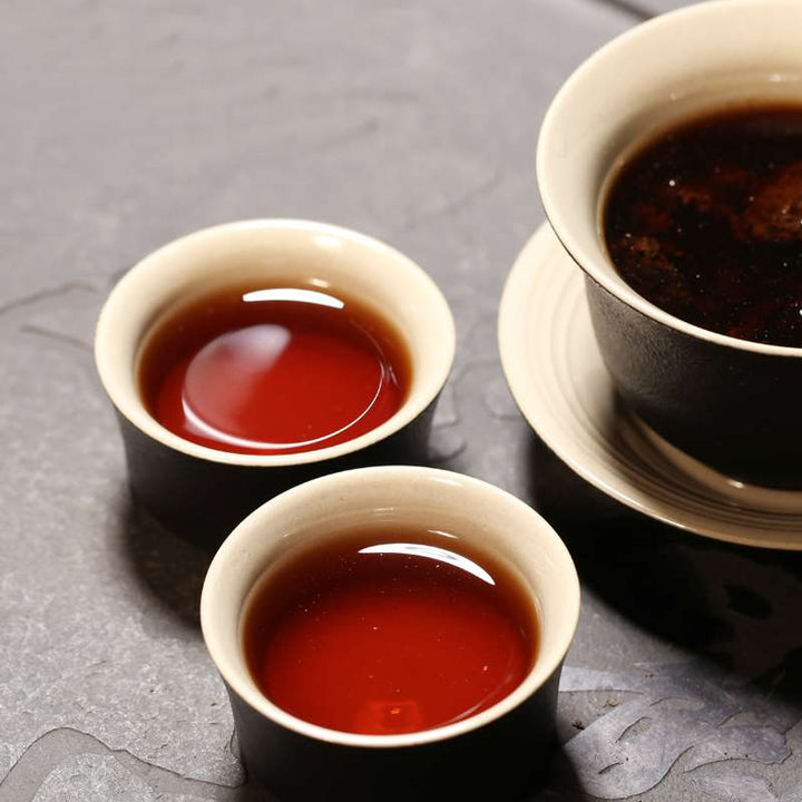 2016 DaYi "Lao Cha Tou" (Old Tea Head) Brick 280g Puerh Shou Cha Ripe Tea