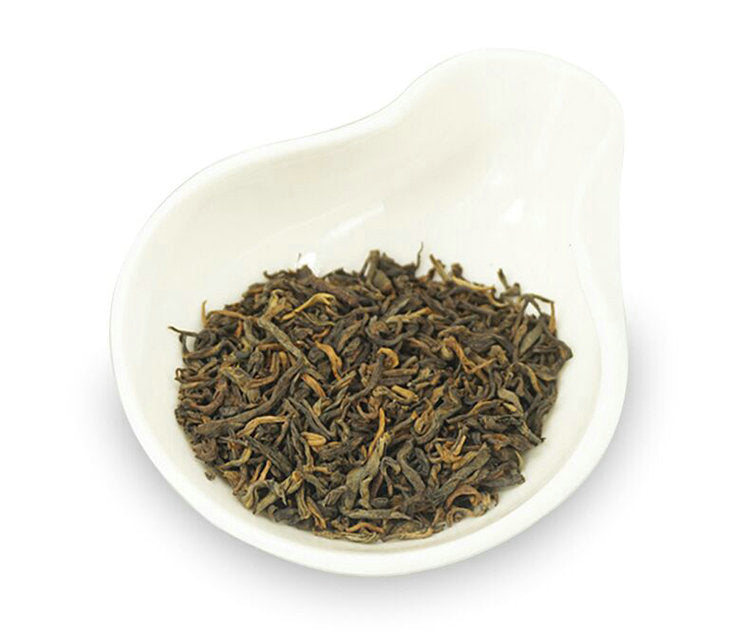 2014 DaYi "Jin Zhen Bai Lian" (Golden Needle White Lotus) Cake 357g Puerh Shou Cha Ripe Tea