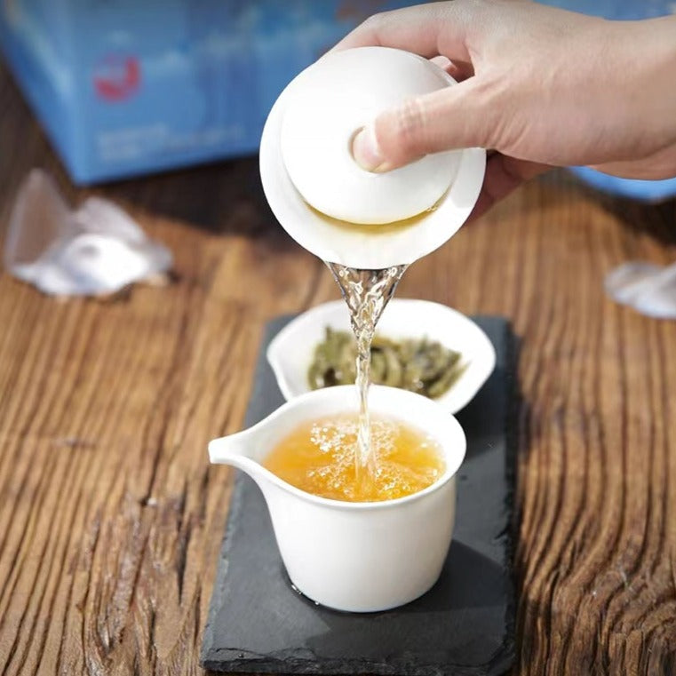 2022 Xiaguan "Da Xue Shan" (Big Snow Mountain) 357g Puerh Raw Tea Sheng Cha