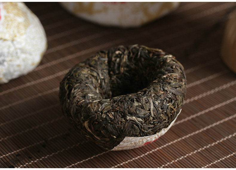 2020 XiaGuan "Yan Yin" (Smoke Mark - Bulang) Tuo Cha 100g*5=500g Puerh Raw Tea Sheng Cha
