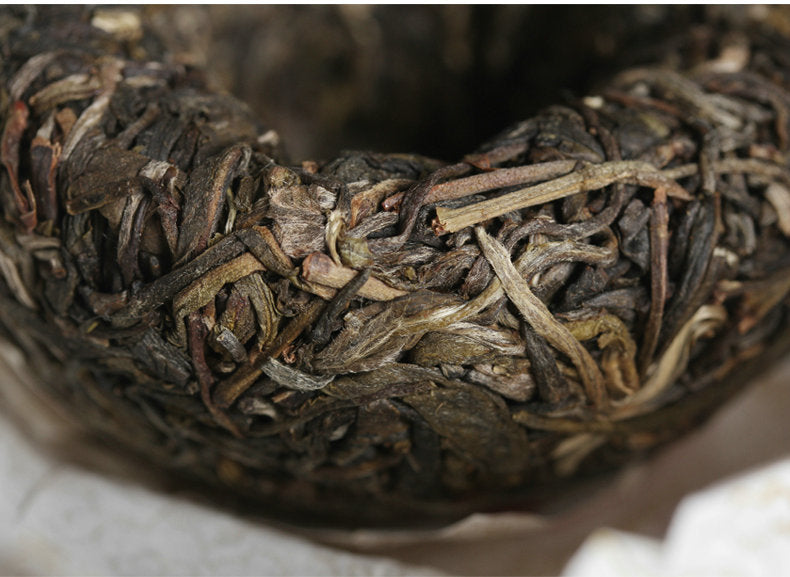 2020 XiaGuan "Yan Yin" (Smoke Mark - Bulang) Tuo Cha 100g*5=500g Puerh Raw Tea Sheng Cha