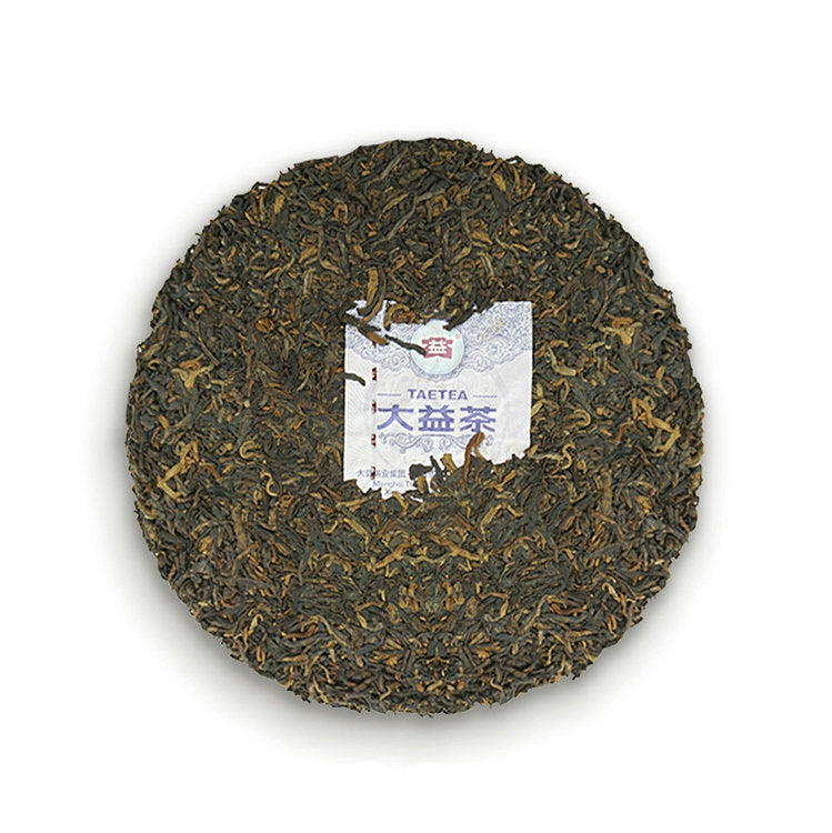 2019 DaYi "Jin Zhen Bai Lian" (Golden Needle White Lotus) Cake 357g Puerh Shou Cha Ripe Tea