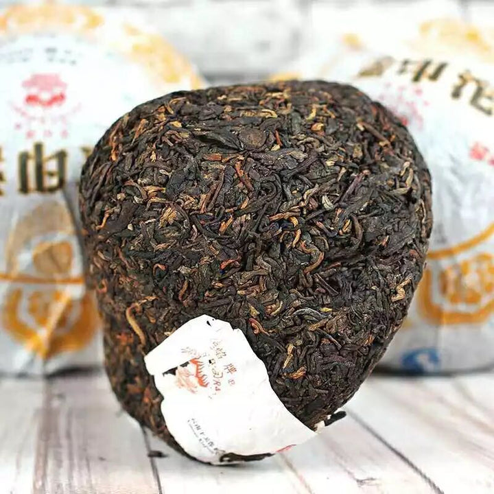 2016 XiaGuan "Jin Yin Tuo" (Golden Mark) 300g Puerh Ripe Tea Shou Cha