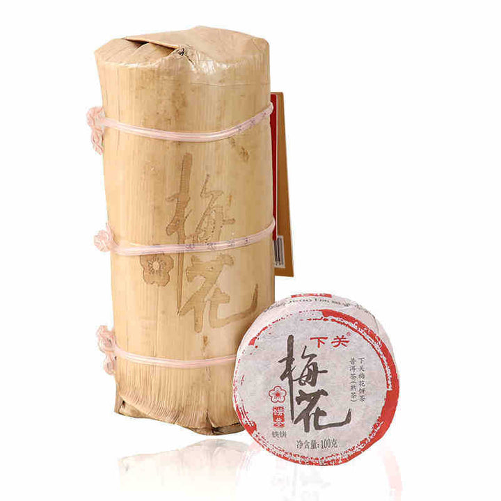 2017 XiaGuan "Mei Hua" (Plum) Cake 100g*5pcs Puerh Ripe Tea Shou Cha