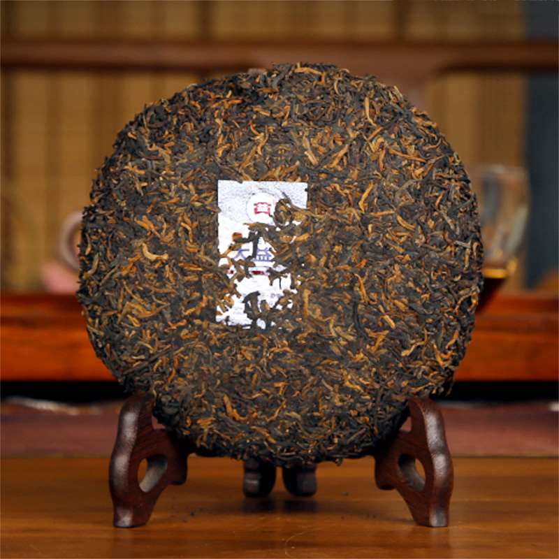 2015 DaYi "Yu Gong Yuan Cha" (Royal Tribute Round Tea) Cake 200g Puerh Shou Cha Ripe Tea