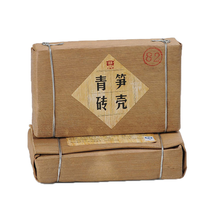 2012 DaYi "Sun Ke Qing Zhuan" (Bamboo Green Brick) Tuo 250g Puerh Sheng Cha Raw Tea