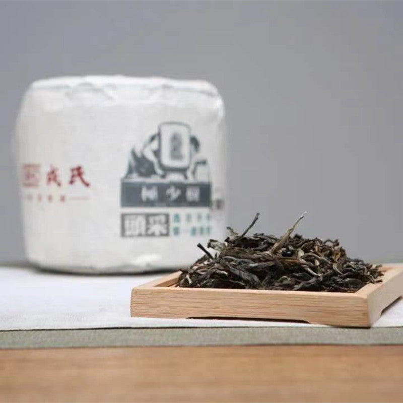2021 MengKu RongShi "Tou Cai - Ji Shao Shu" (1st Picking - Rare Tree) Cake 100g / 357g /Cylinder 600g Puerh Raw Tea Sheng Cha