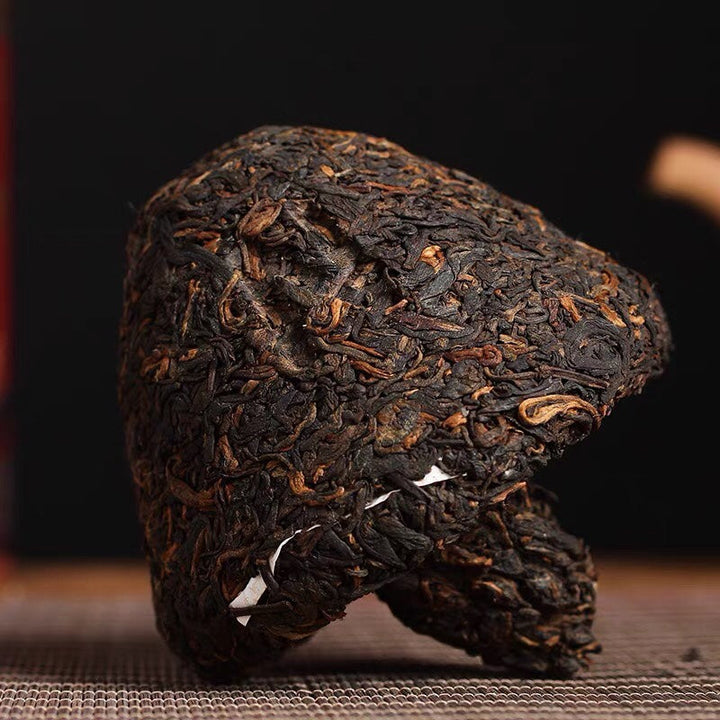 2021 XiaGuan "Xin Gao Du" (New Altitude) Mushroom Tuo 260g Puerh Shou Cha Ripe Tea