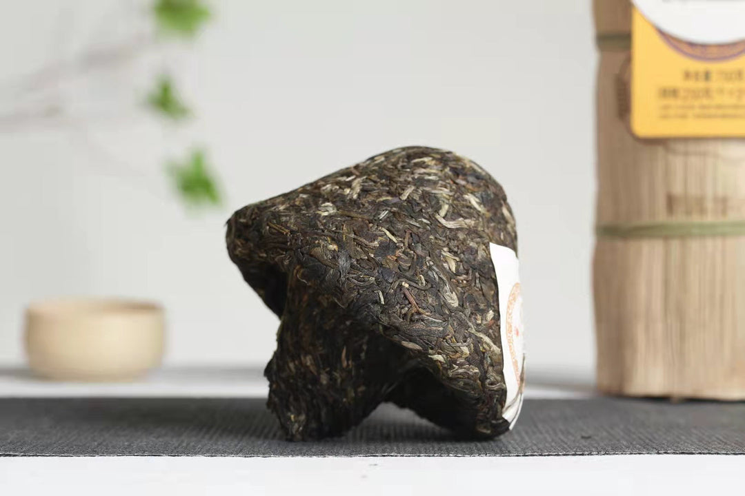 2021 XiaGuan "Dan Ba Ge Lie - Bu Lang Gu Shu" (Bulang Old Tree) Mushroom Tuo 250g Puerh Sheng Cha Raw Tea