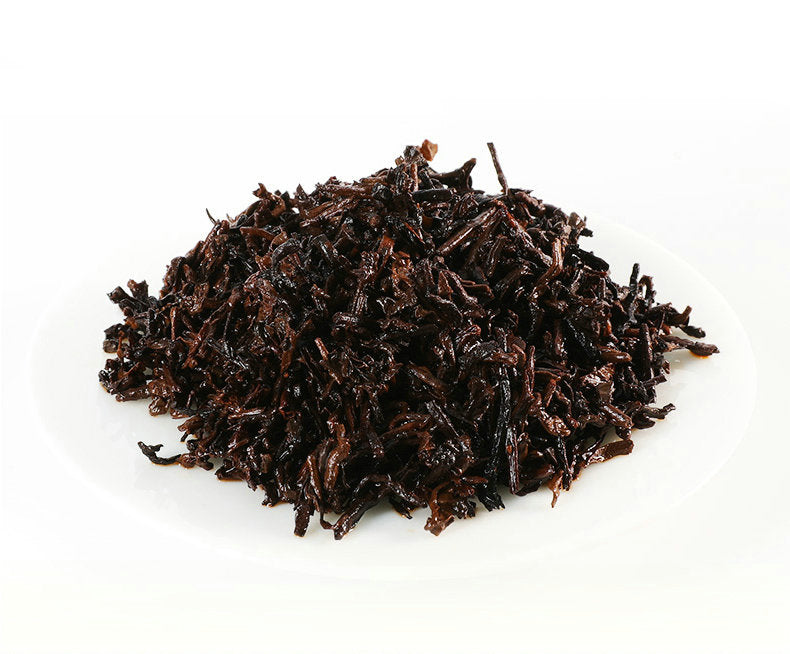 2021 DaYi "Long Zhu" (Dragon Pillar) Cake 357g Puerh Shou Cha Ripe Tea