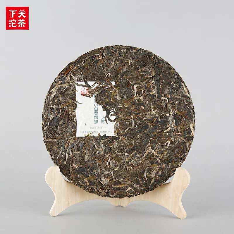 2018 XiaGuan "Xiao Bai Cai - Bu Lang" (Small Cabage - Bulang) Iron Cake 357g Puerh Raw Tea Sheng Cha