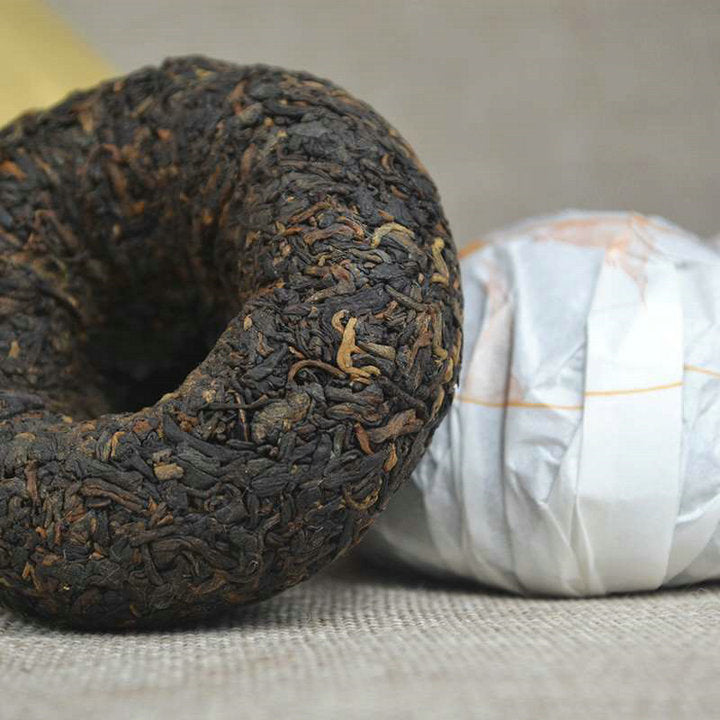 2016 DaYi "V93" Tuo 100g Puerh Shou Cha Ripe Tea