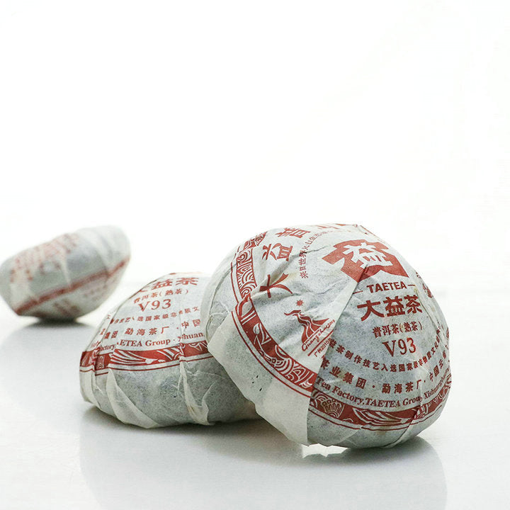 2010 DaYi "V93" Tuo 100g Puerh Shou Cha Ripe Tea