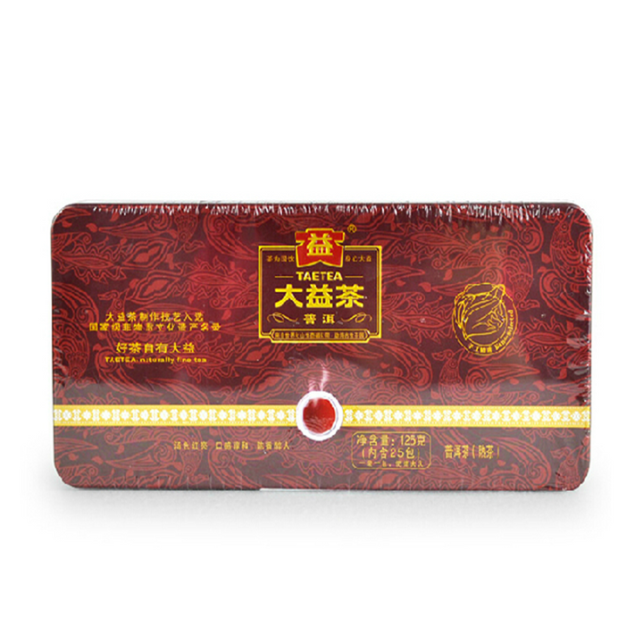 2009 DaYi "1st Grade Loose Leaf" 125g (25 bags) Puerh Shou Cha Ripe Tea