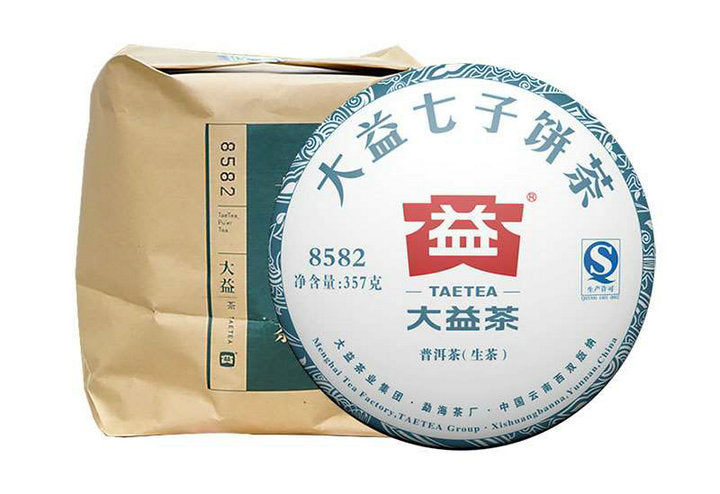 2016 DaYi "8582" Cake 357g Puerh Sheng Cha Raw Tea （Batch 1601)