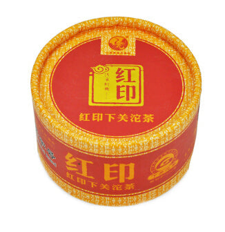 2012 XiaGuan "Hong Yin" (Red Mark) Tuo 100g Puerh Sheng Cha Raw Tea