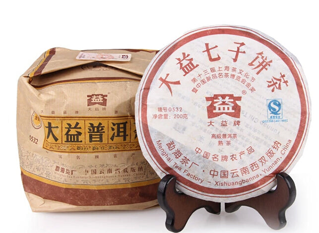 2007 DaYi "0532" Cake 200g Puerh Sheng Cha Raw Tea