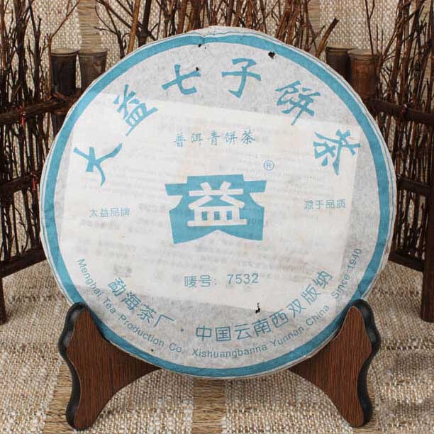 2006 DaYi "7532" Cake 357g Puerh Sheng Cha Raw Tea