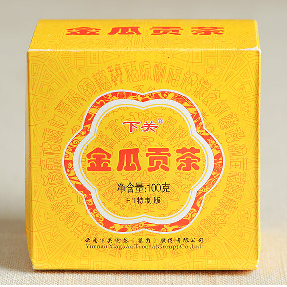 2011 XiaGuan "Jin Gua" (Golden Melon)  Tuo 100g Puerh Sheng Cha Raw Tea